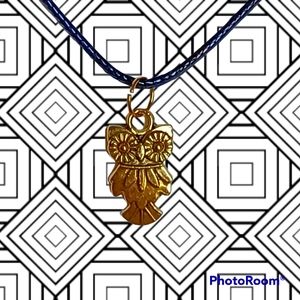 Owl charm necklace